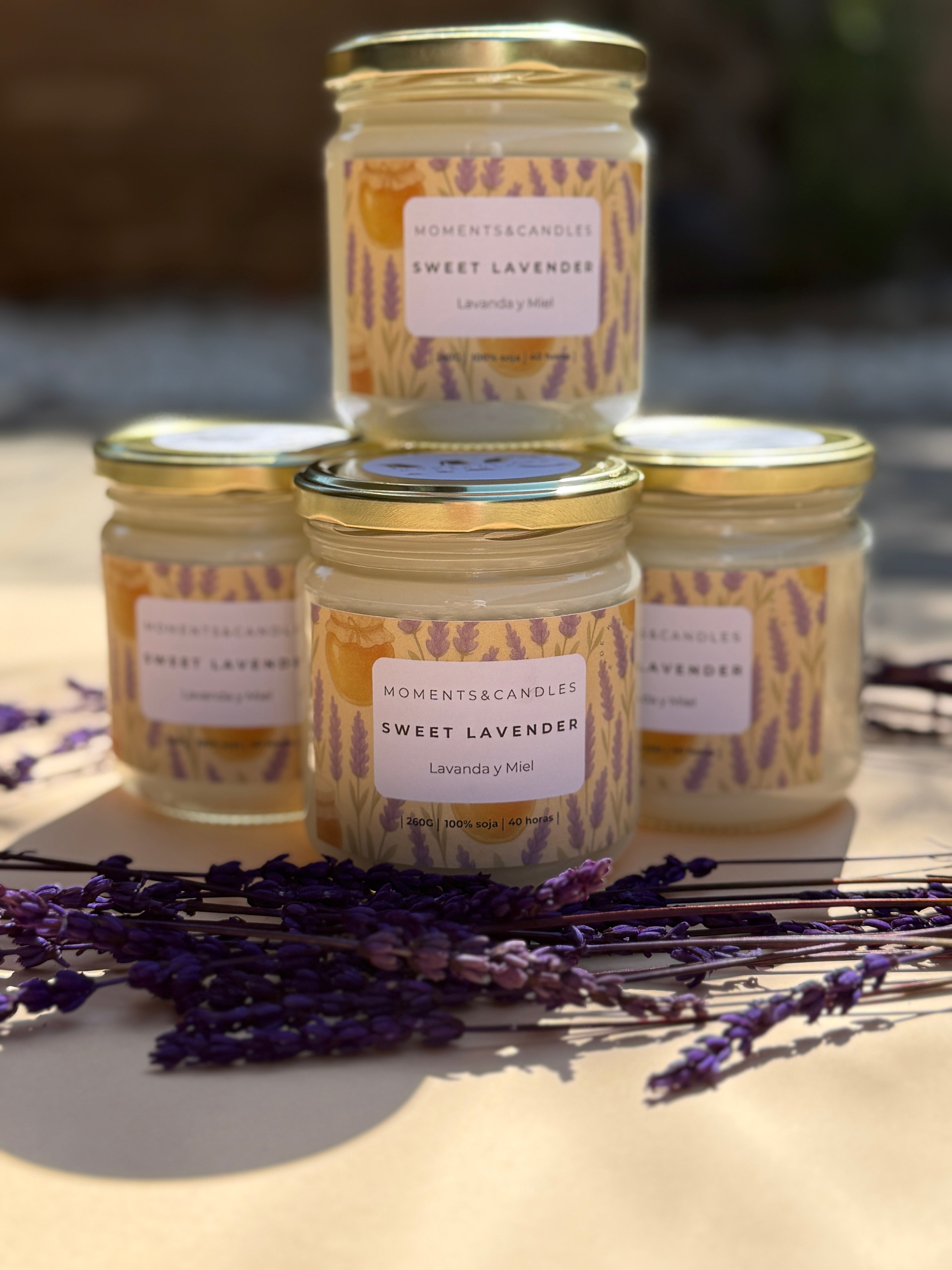 Vela aromática Sweet Lavender