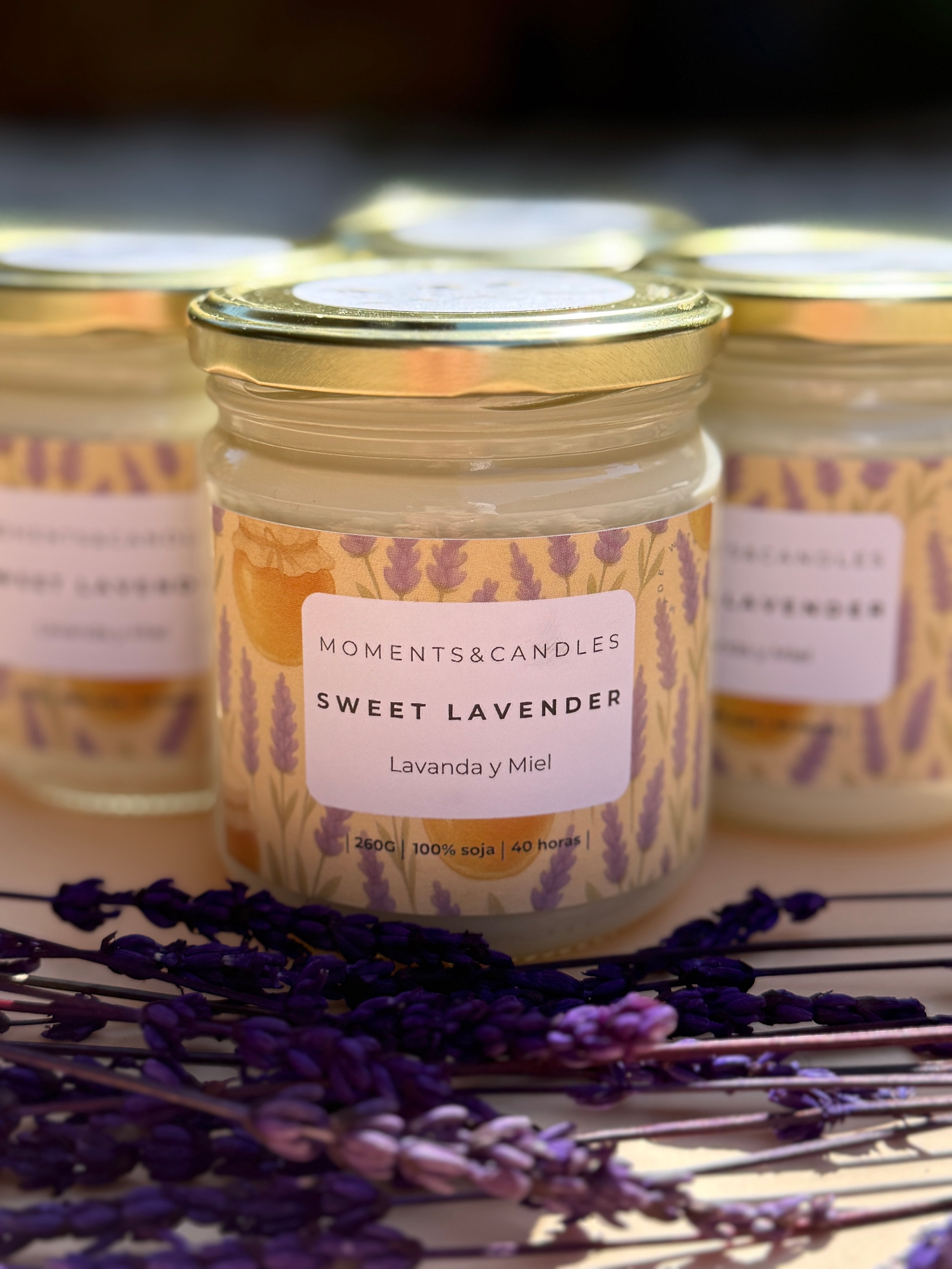 Vela aromática Sweet Lavender
