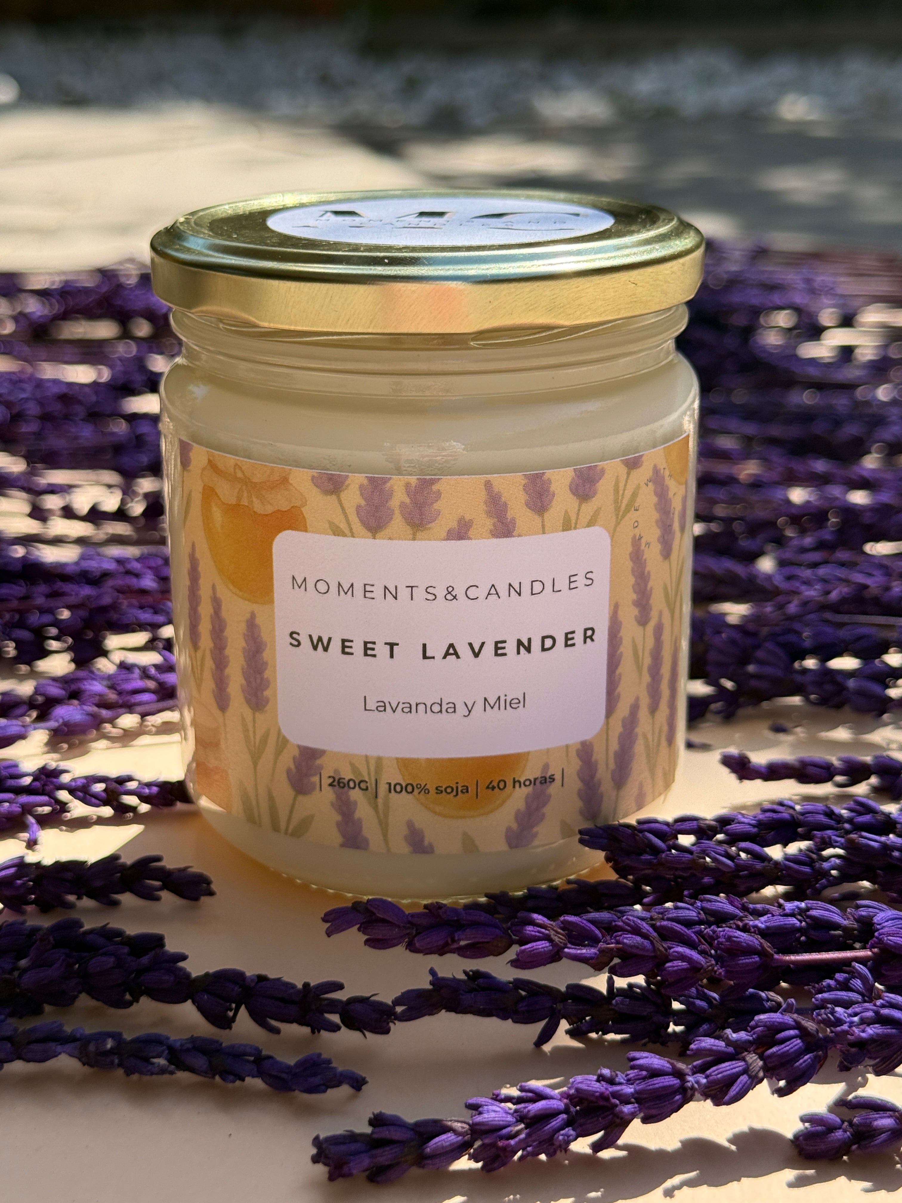 Vela aromática Sweet Lavender