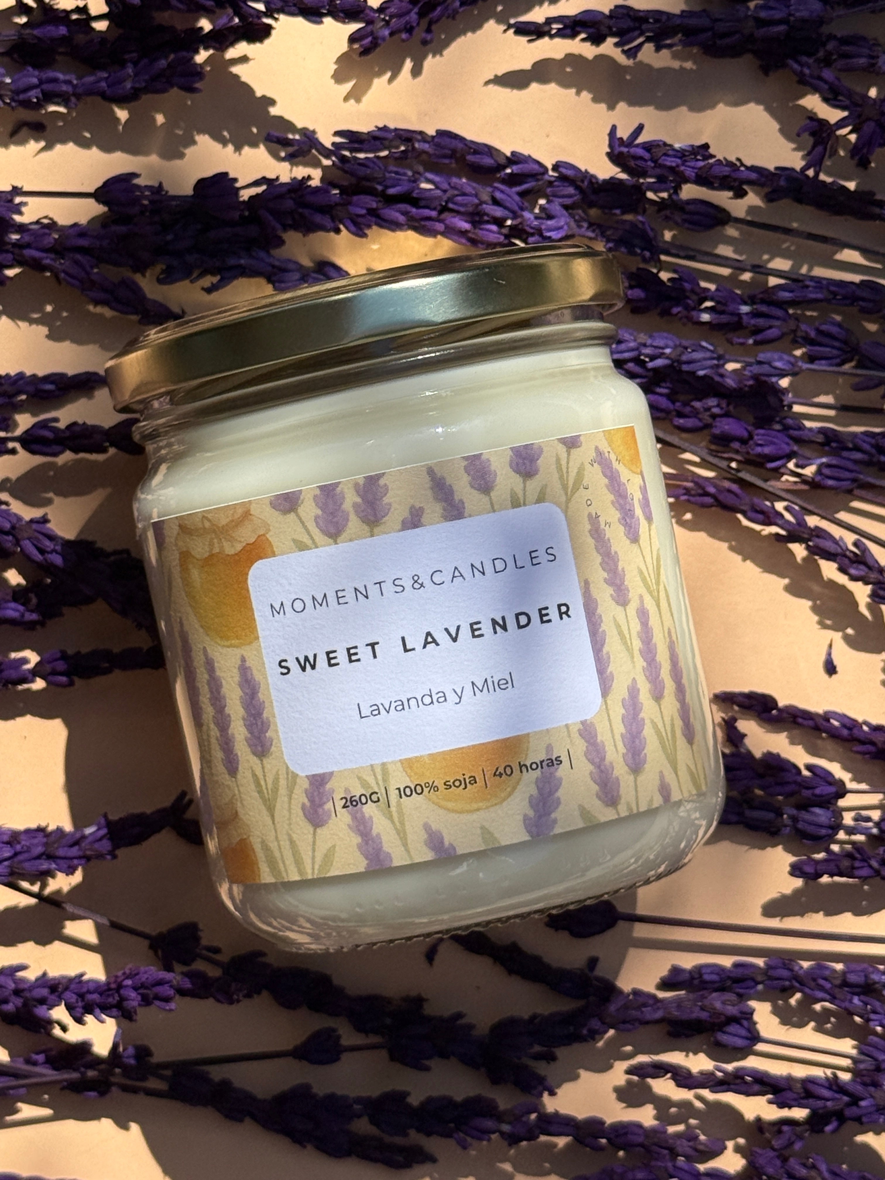 Vela aromática Sweet Lavender