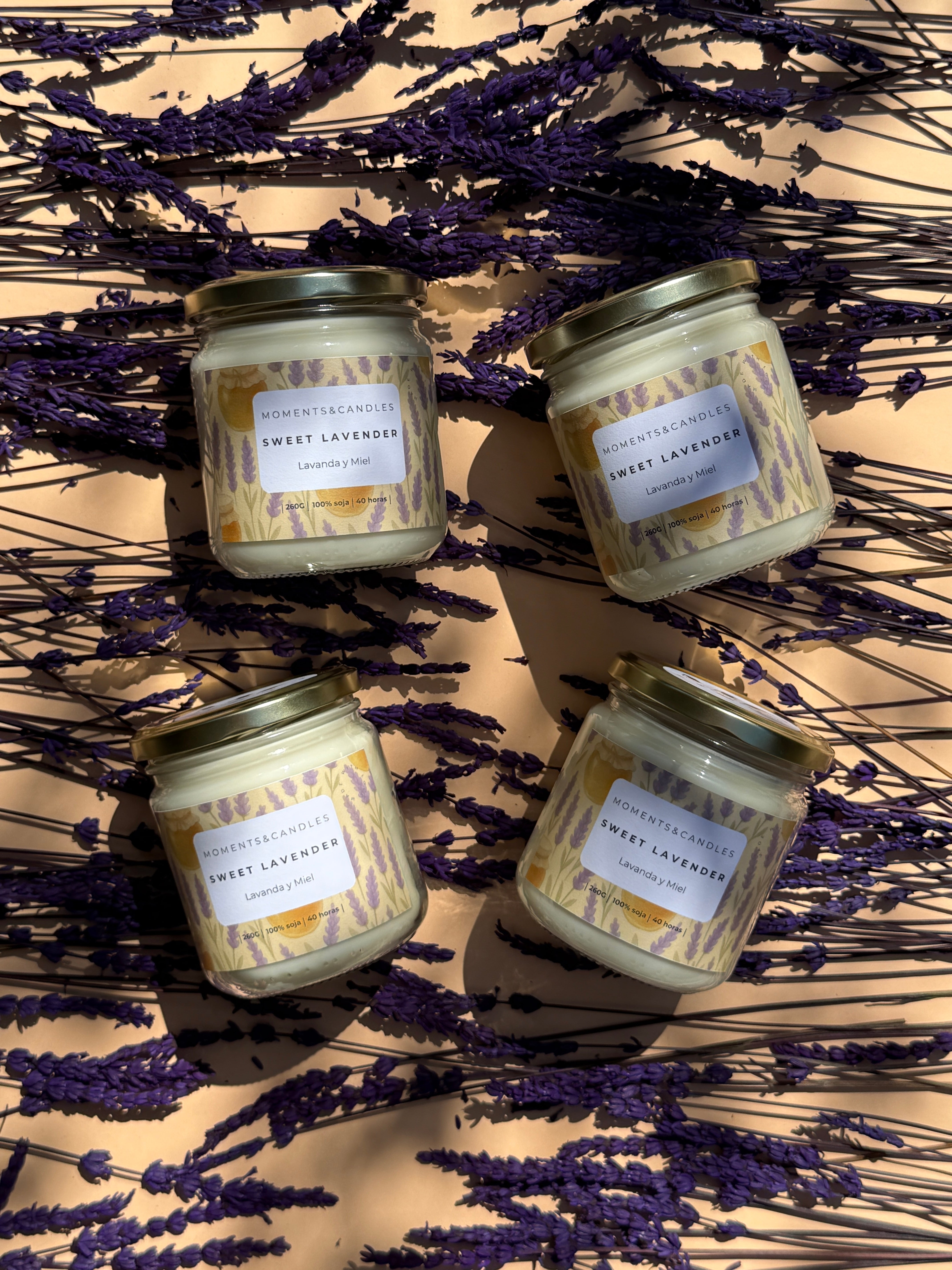 Vela aromática Sweet Lavender
