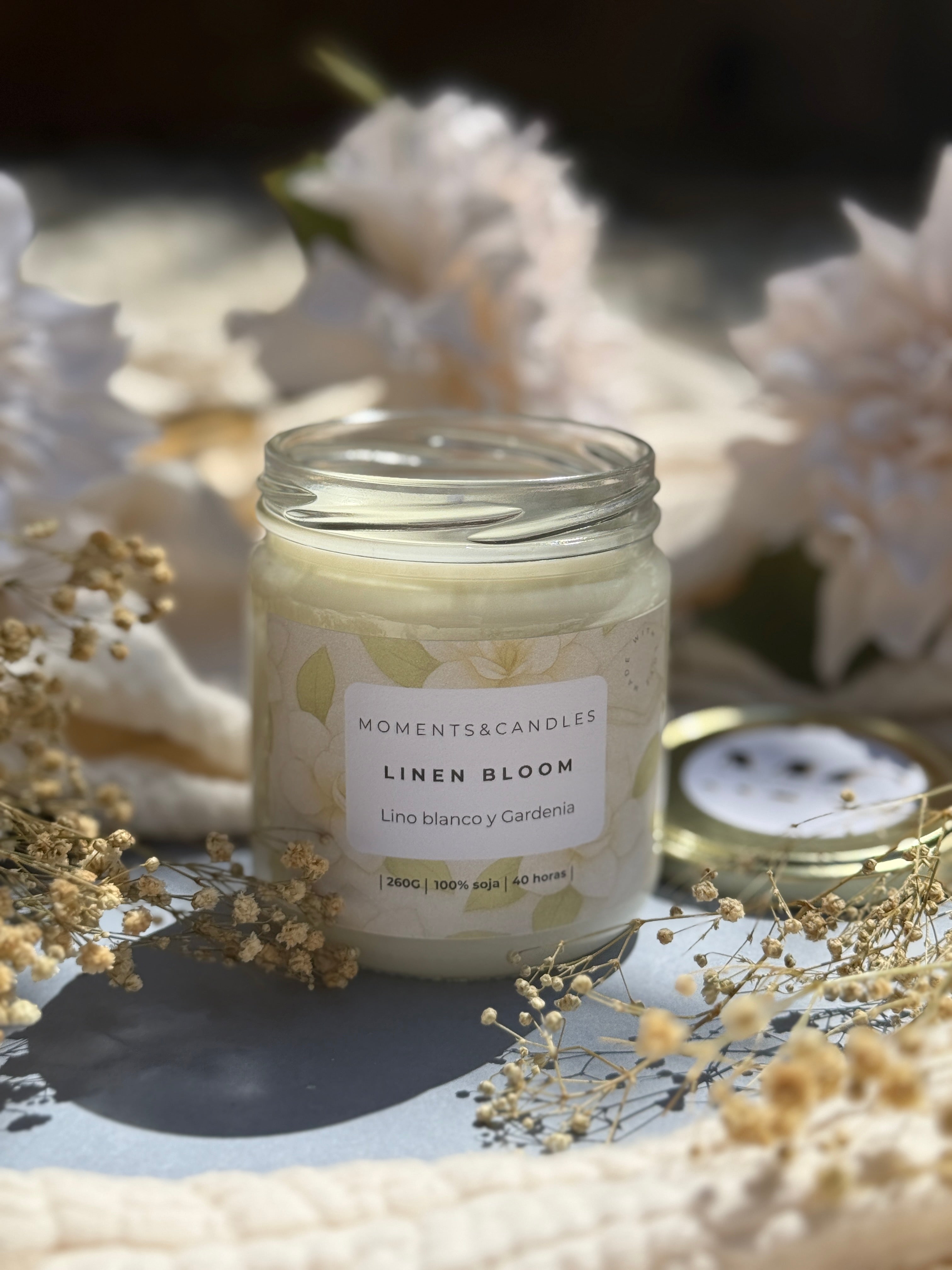 Vela aromática Linen Bloom