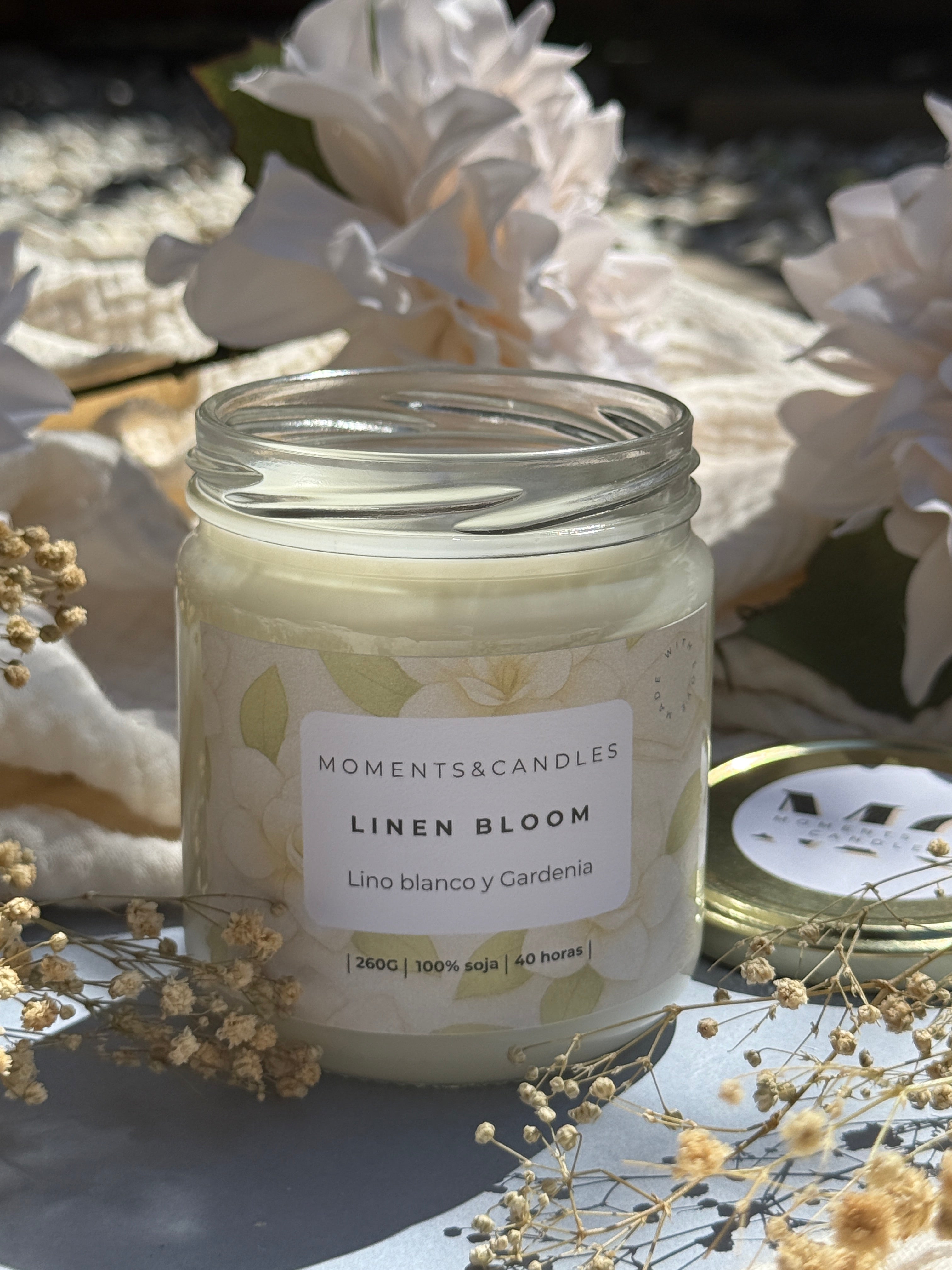 Vela aromática Linen Bloom