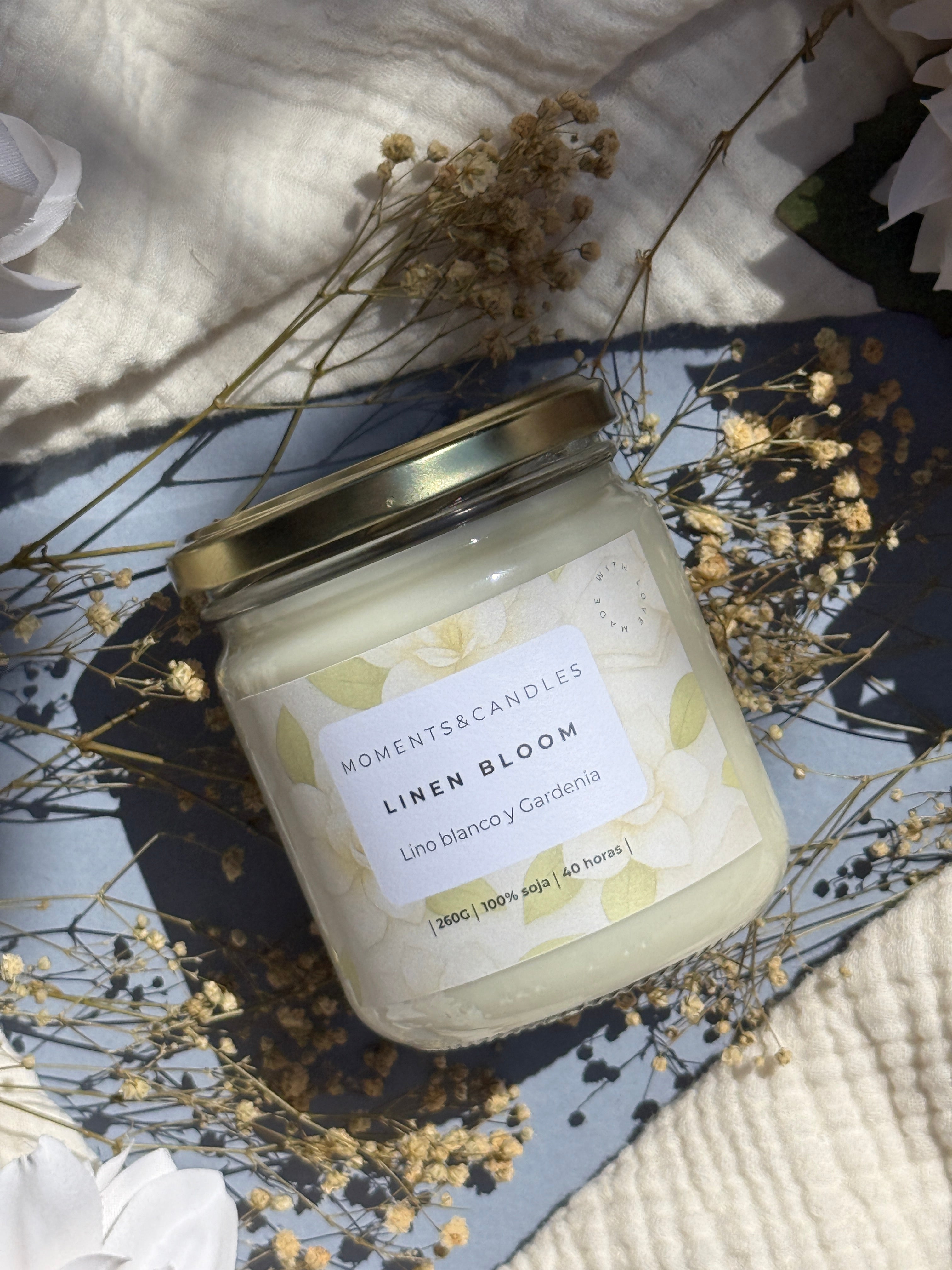 Vela aromática Linen Bloom