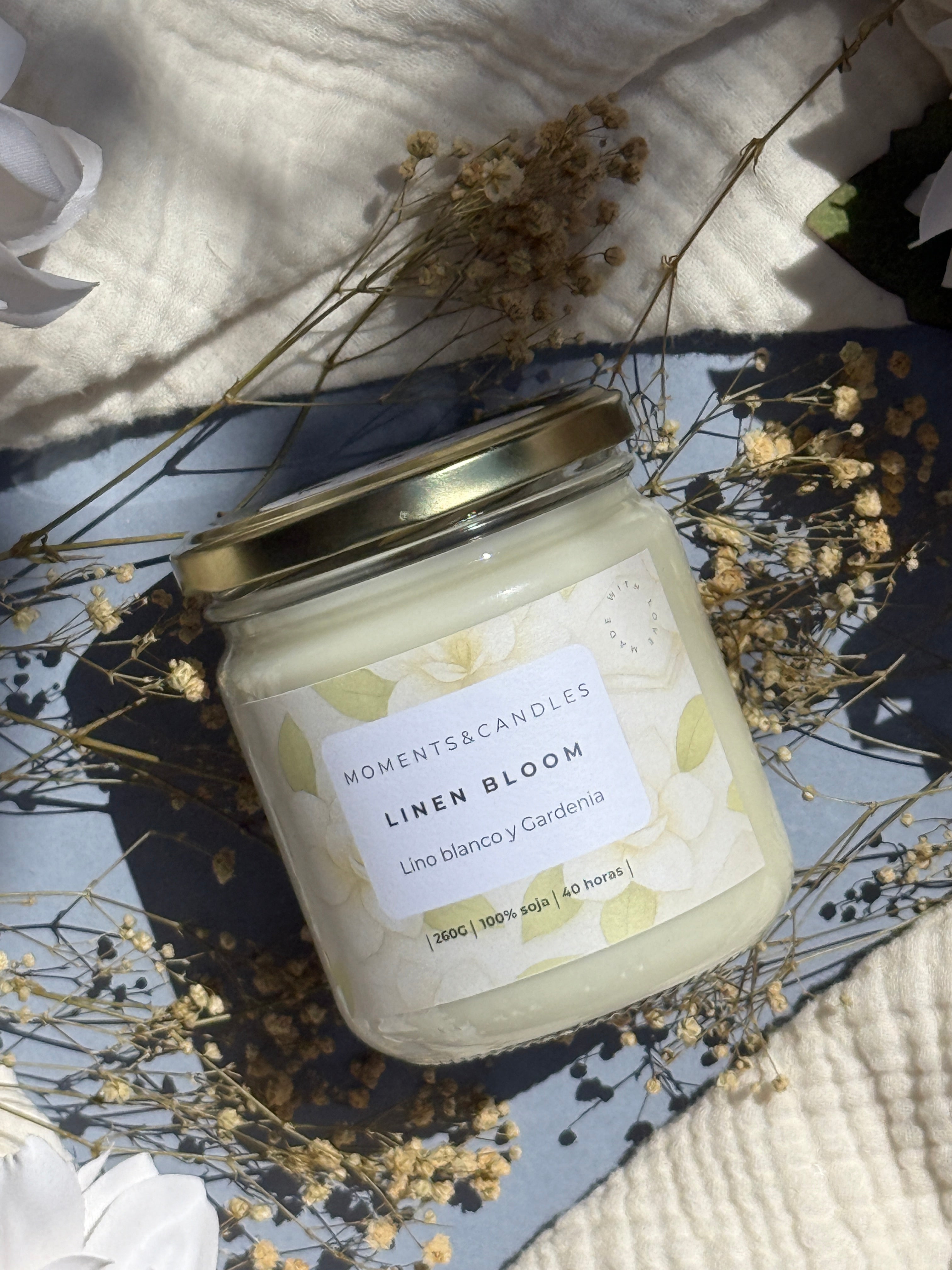 Vela aromática Linen Bloom