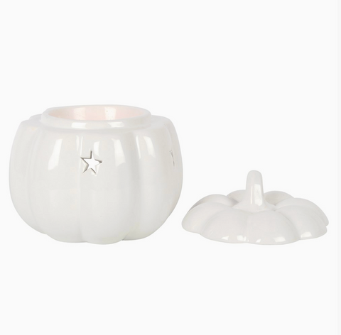 Quemador calabaza blanca lisa