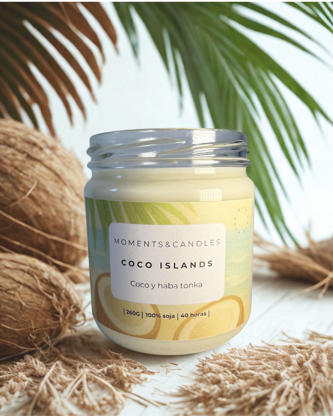 Vela aromática Coco Islands
