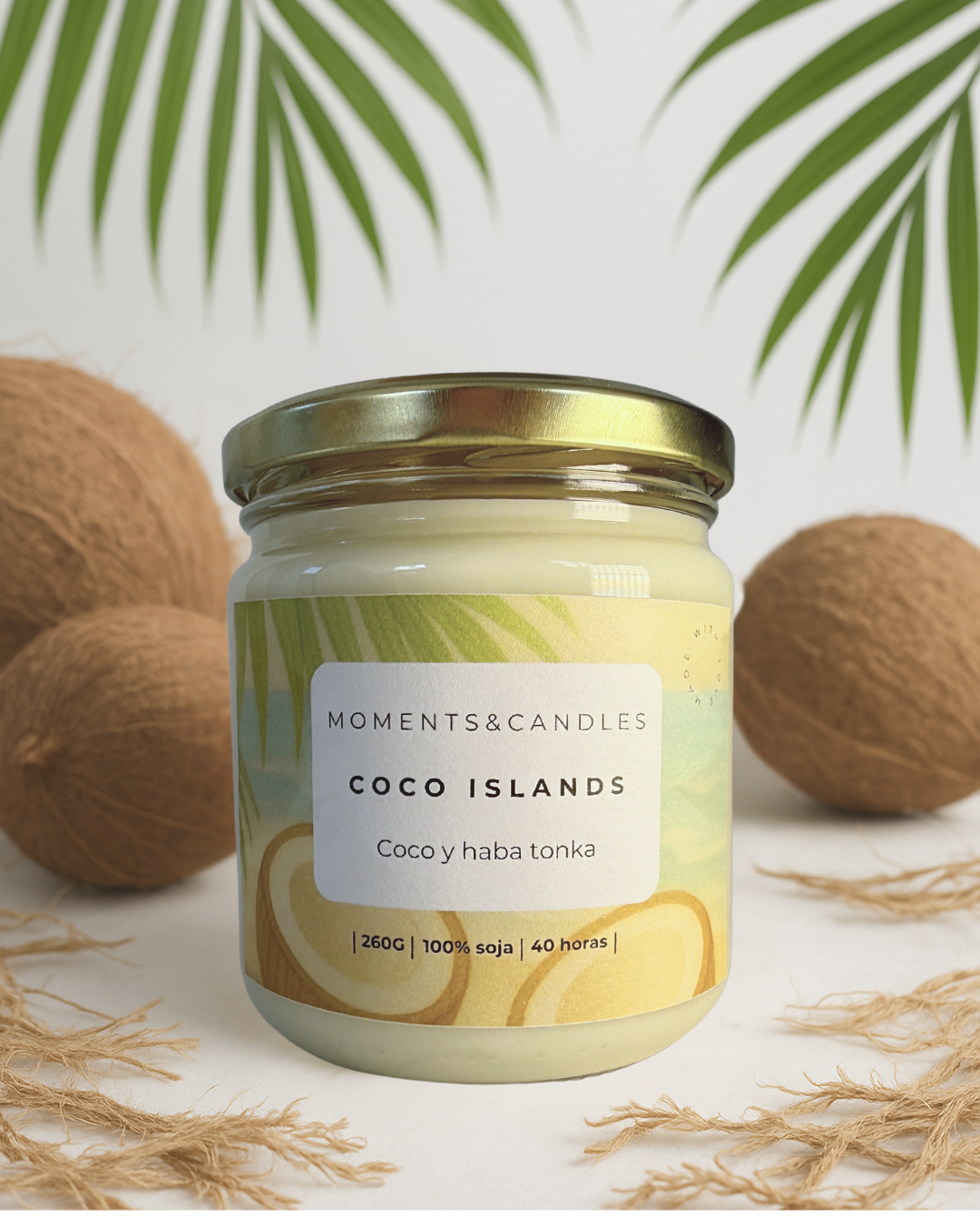 Vela aromática Coco Islands