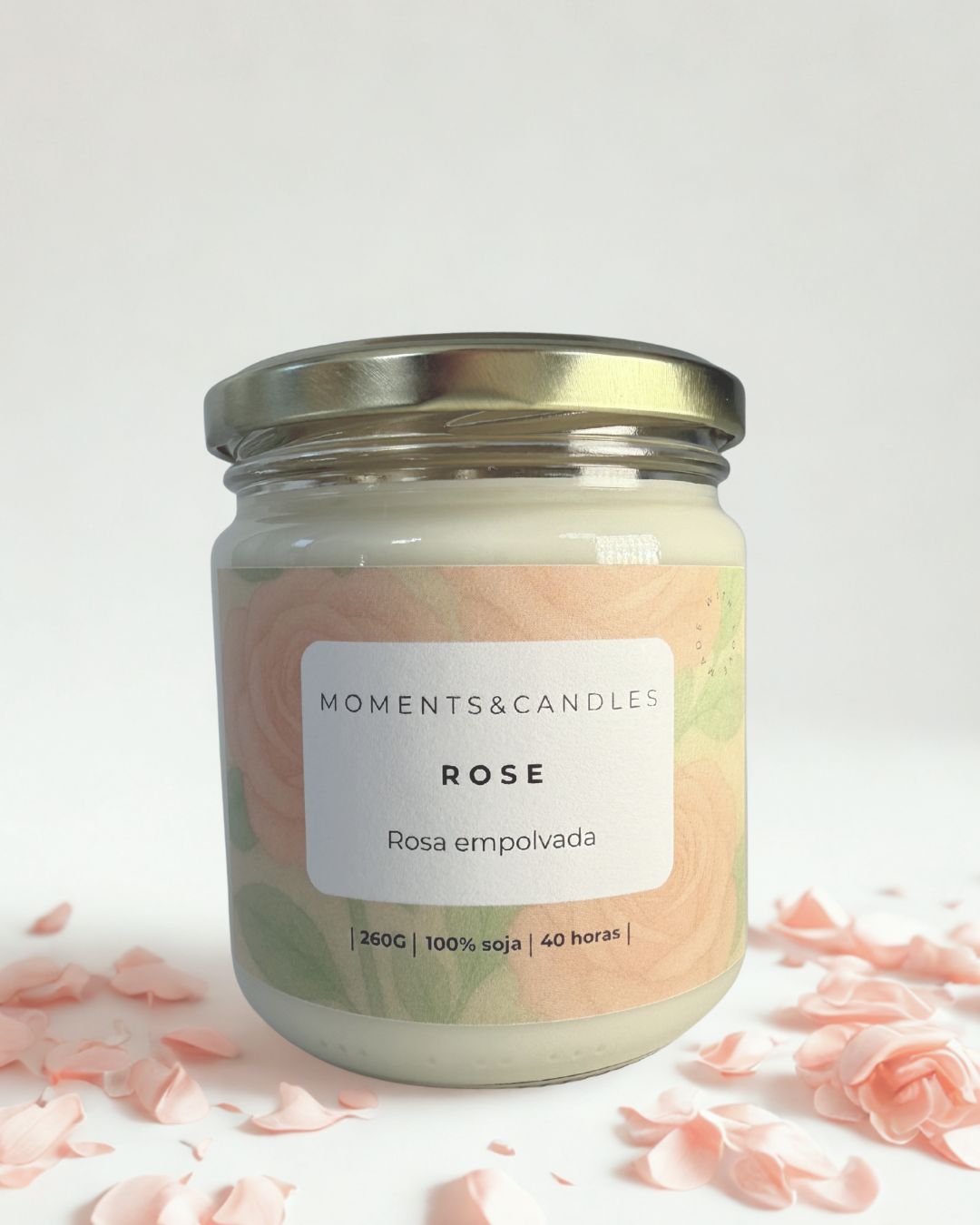 Vela aromática Rose