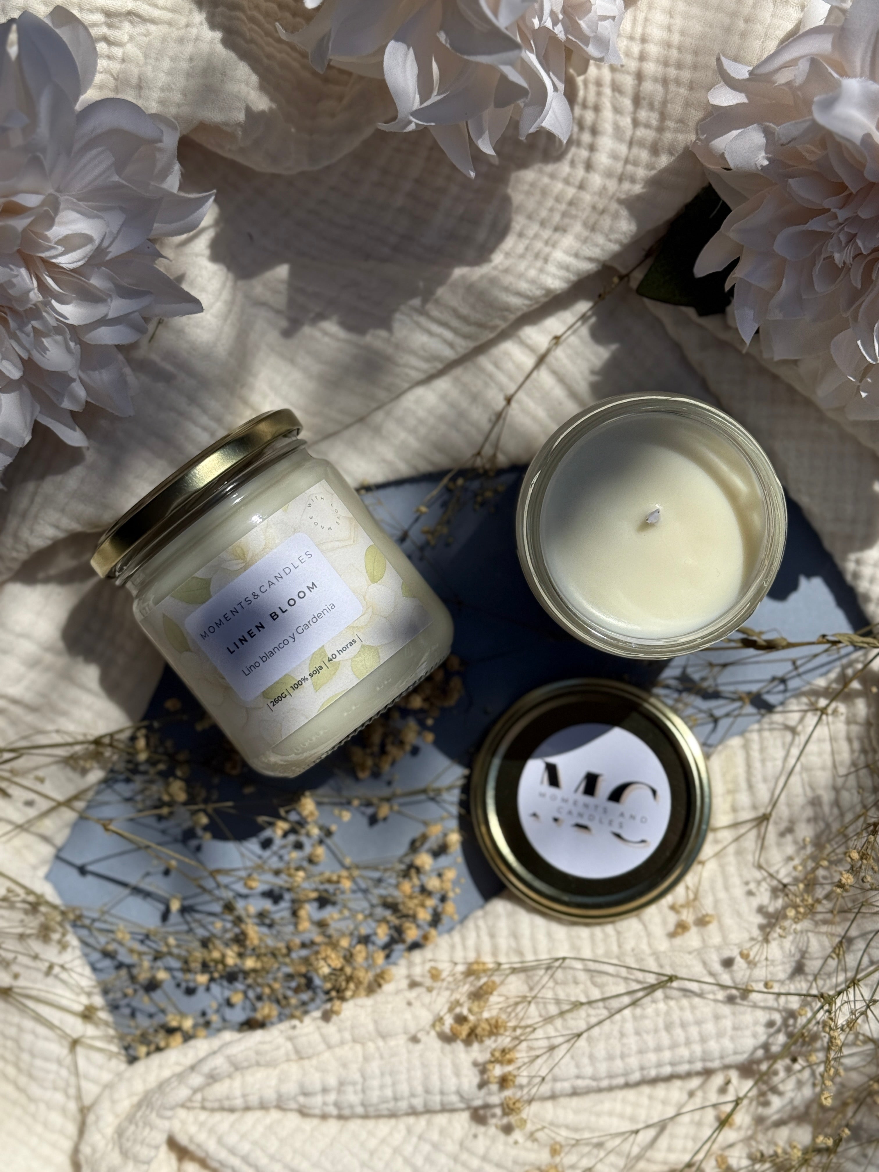 Vela aromática Linen Bloom