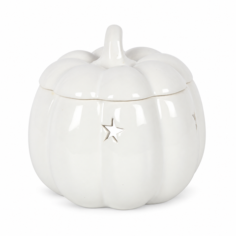 Quemador calabaza blanca lisa