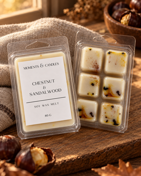 Chestnut & Sandalwood · Wax Melts 80 g