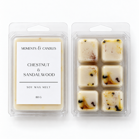 Chestnut & Sandalwood · Wax Melts 80 g