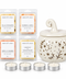 Pack Ritual de Otoño · Wax Melts y quemador blanco calado
