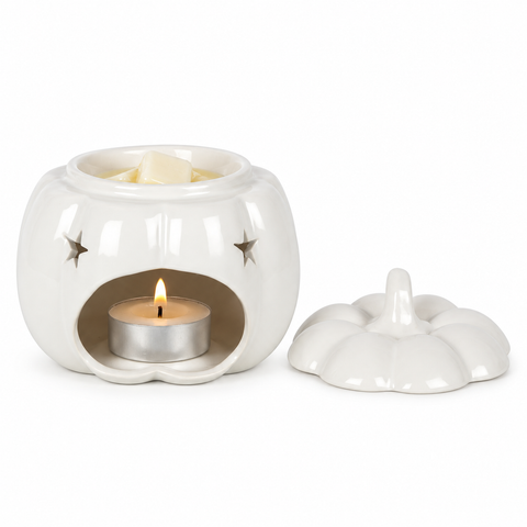 Pack Ritual de Otoño · Wax Melts y quemador blanco liso