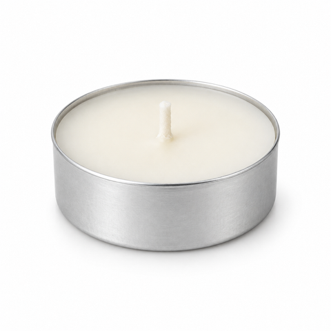 Velas de té de cera de soja · Sin perfume